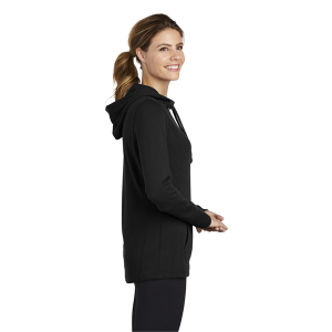 Sport-Tek® Ladies PosiCharge® Tri-Blend Wicking Fleece Hooded Pullover