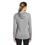 Sport-Tek® Ladies PosiCharge® Tri-Blend Wicking Fleece Hooded Pullover