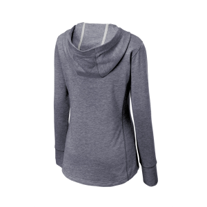 Sport-Tek® Ladies PosiCharge® Tri-Blend Wicking Fleece Hooded Pullover