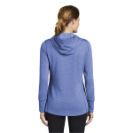 Sport-Tek® Ladies PosiCharge® Tri-Blend Wicking Fleece Hooded Pullover