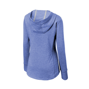 Sport-Tek® Ladies PosiCharge® Tri-Blend Wicking Fleece Hooded Pullover