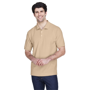 Devon & Jones Men's Pima Pique Short-Sleeve Polo