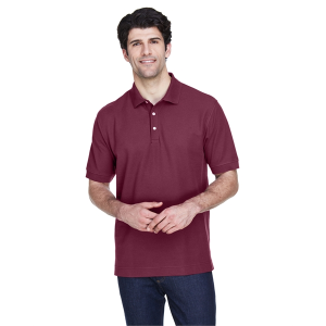 Devon & Jones Men's Pima Pique Short-Sleeve Polo